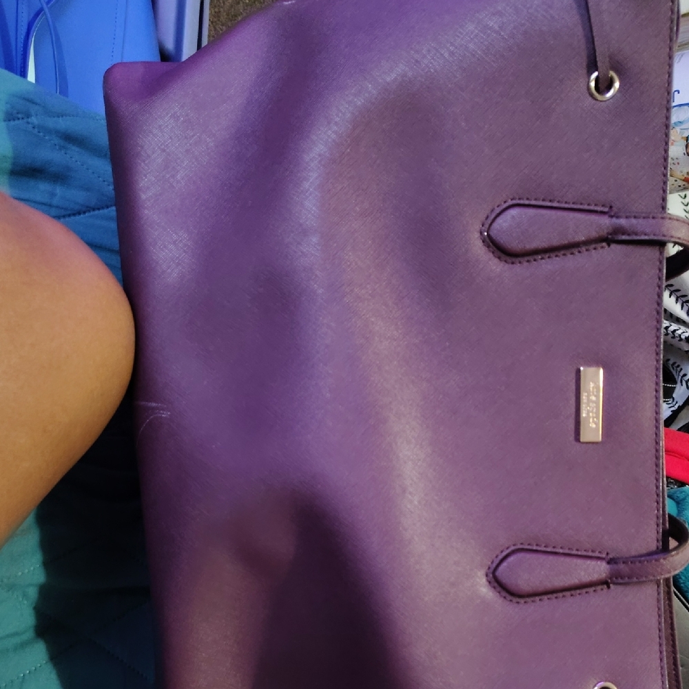 Kate Spade Purple Tote Bag